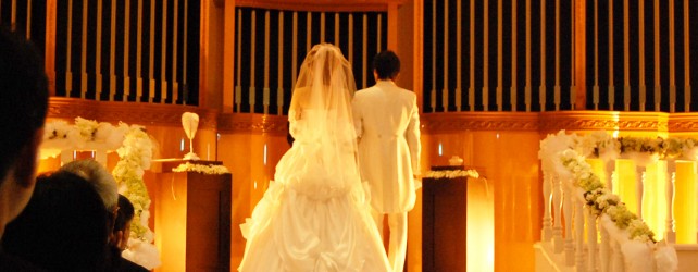 教会での結婚式